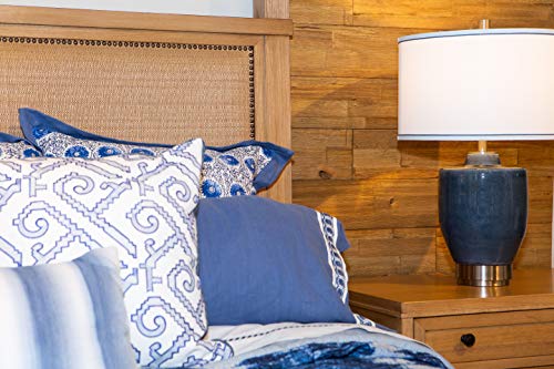 mywoodwall 3D Wandverkleidung Holz Natur Inkl Doppelseitiges Klebeband Bourbon Moderne Wandpaneele Selbstklebend Vintage Wohnzimmer Schlafzimmer Garderobe 0,945 m²