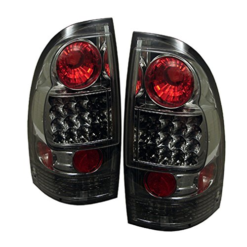 Spyder Auto Spyder 5007957 Toyota Tacoma 05-15 LED Tail Lights (not compatible with factory equipped led tail lights) - Signal-3157(Not Included) ; Parking-LED ; Reverse-921(Not Included) - Smoke