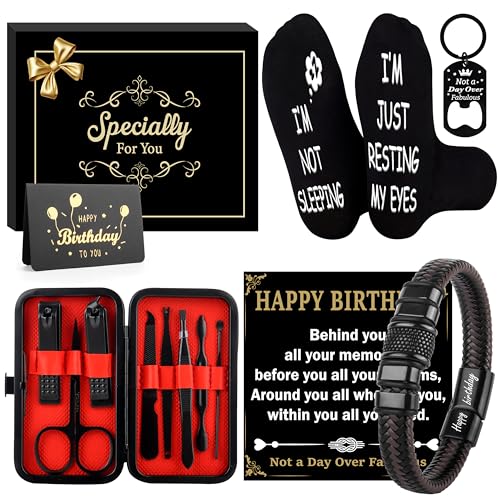 Merclix Birthday Gifts for Men Who Have Everything Mens Gift Set Mens Birthday Gifts for Dad Grandad Husband Son Boyfriend