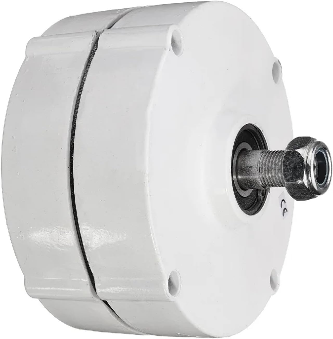 Wind Turbines, Small 200W Permanent Magnet Generator Low Speed Start NdFeB Alternator Aluminum Shell Generators For DIY Wind Turbines(NB,Double Shaft,Onecolor)