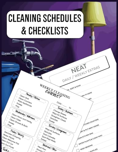 NEAT Cleaning Schedules and Checklists for Homes: Daily & weekly ...