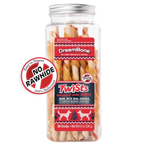 DreamBone Holiday Ham Flavored Chews 28 Count...