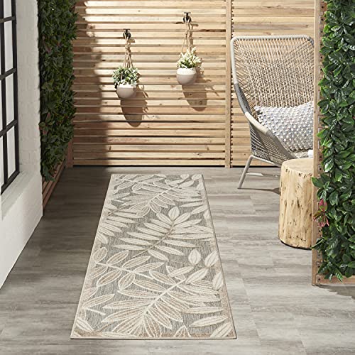 Tapete runner Nourison Aloha Natural 2'3" x 8' miniatura 2