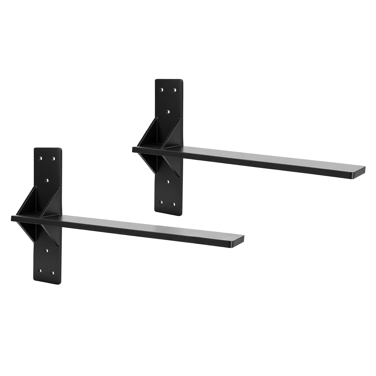 Eujgoov Soportes de Estante Flotante en Forma de T, 10 Pulgadas, Soporte