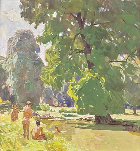 Affiches Carl Moll From Vienna Prater II de 50x70 cm decoration murale impression toile sans cadre