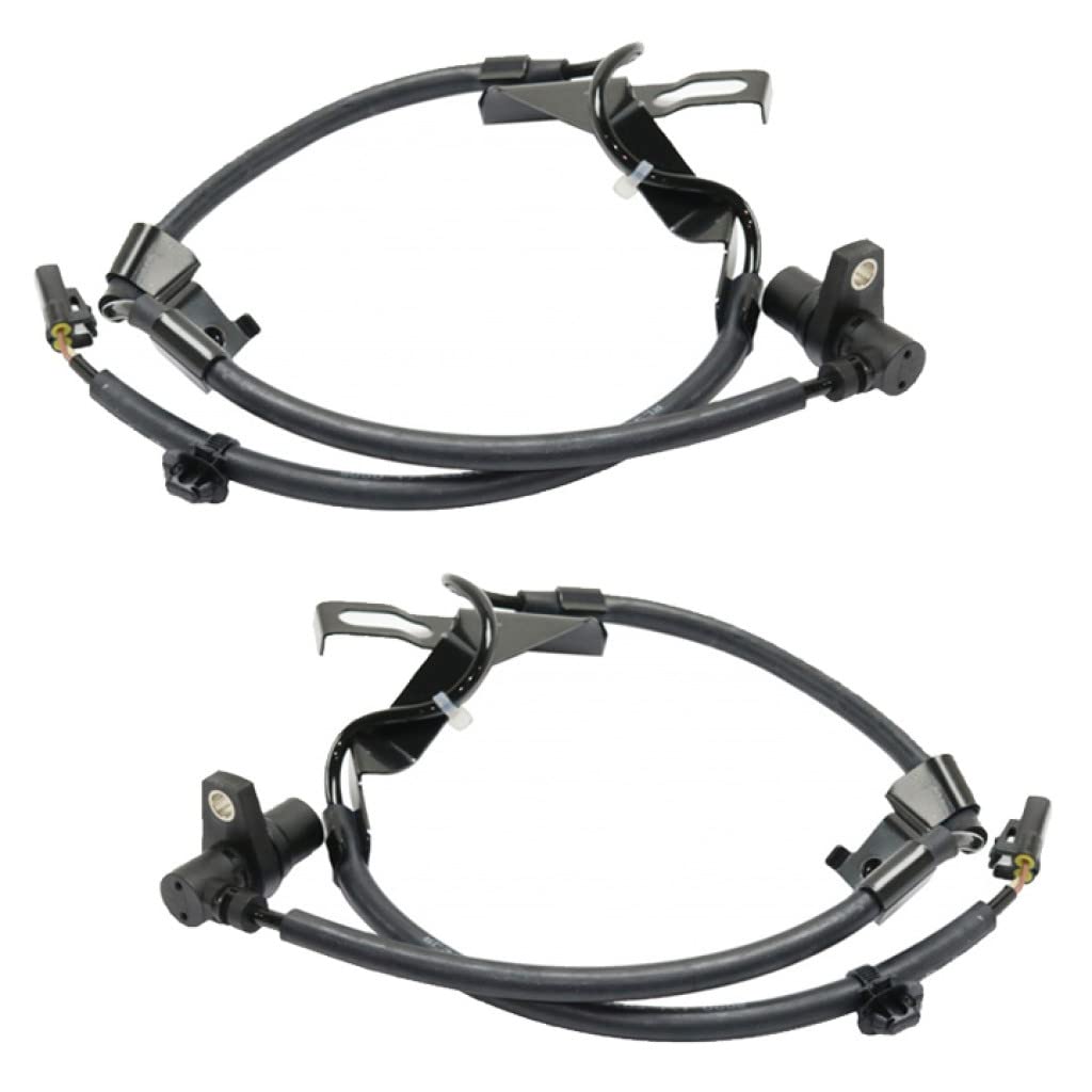 for Lexus SC430 ABS Speed Sensor 2002-2010 Driver and Passenger Side | Pair | Front | 2 Female Terminals | Blade Type | Replacement for 8954330160, 8954230160