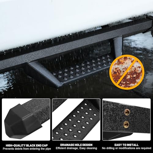 Estribos laterales para Silverado 2007-2018 Carbon Steel miniatura 4