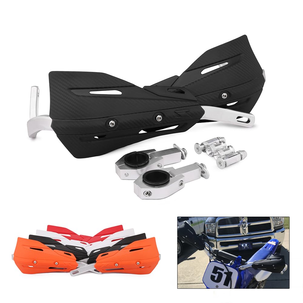 Paramani Moto da Cross Paramani Alluminio Universale per EXC EXCF WR YZ CRF TE FE 125cc 150cc 250cc 300cc 350cc Nero