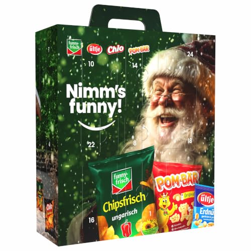Intersnack Snack Adventskalender 2026 mit Chips, Popcorn, Nüssen & Brezli