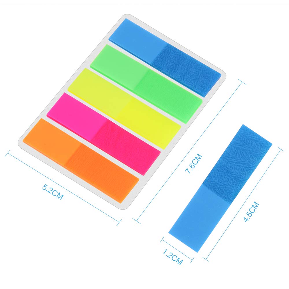 Haftmarker 200 Stück – Bunte Klebezettel Zum Markieren, Für Bücher, Notizen & Ideen