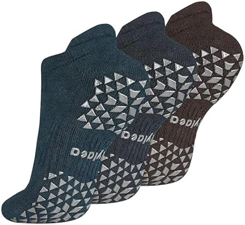 Hylaea Calcetines antideslizantes unisexo con suela de goma para ...