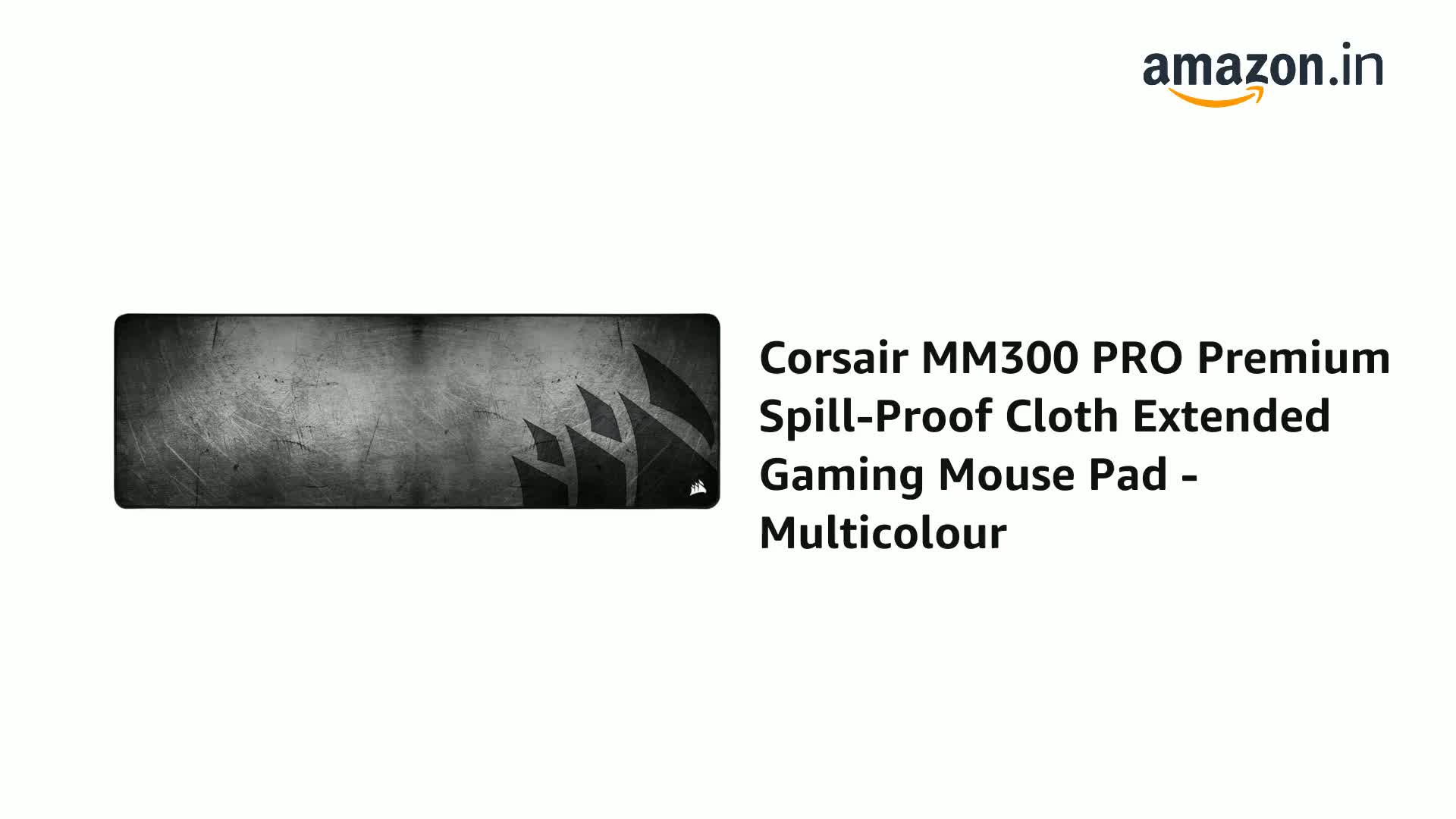 Corsair MM300 PRO Premium Cloth Extended Gaming Mouse Pad