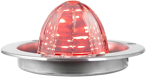 Miniatura 14 de GG Grand General 81918 Green/Clear Classic Watermelon 18 LED Light with Stainless Steel Flange Mount Bezel