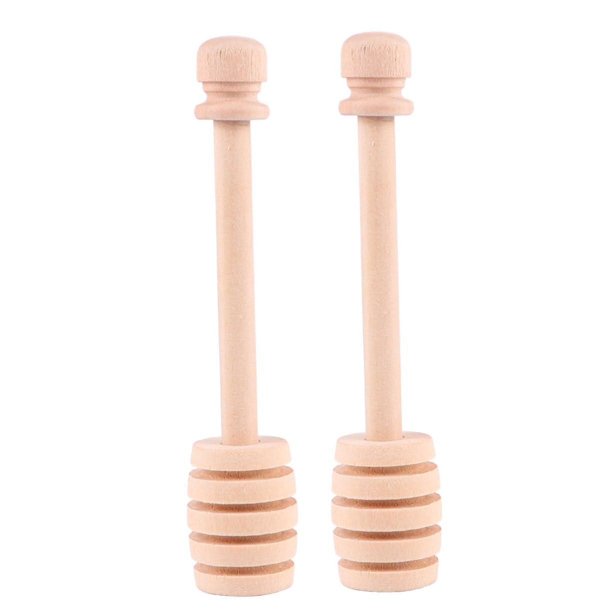 MAGICLULU 8Pcs Wooden Honey Stick Beekeeping Stirring Spoon for Honey Jam and Milk Tea Mushroom Design Easy to Clean and