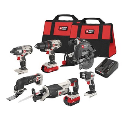 Best Quality 🔥 PORTER-CABLE PCCK618L6 20V MAX 6-Tool Combo Kit