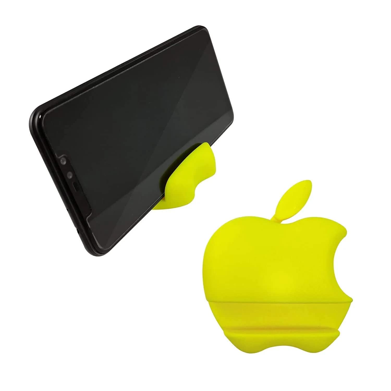 NOCXTUN AP-39 Apple Shape Desktop Mobile Holder, Phone Stand Multi Angle Adjustable FOLD for All Smartphones (Pack of 10) Multi-Coloured-picture-32
