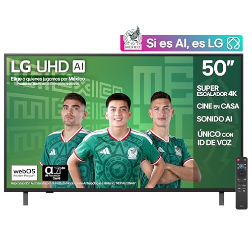 La Mejor Lista de tele de 50 pulgadas , listamos los 10 mejores. 47 LG Pantalla 50 Pulgadas UHD AI UA8050 4K Smart TV 2025