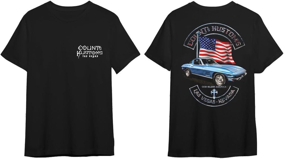 Count's Kustoms God Bless America Unisex T-Shirt