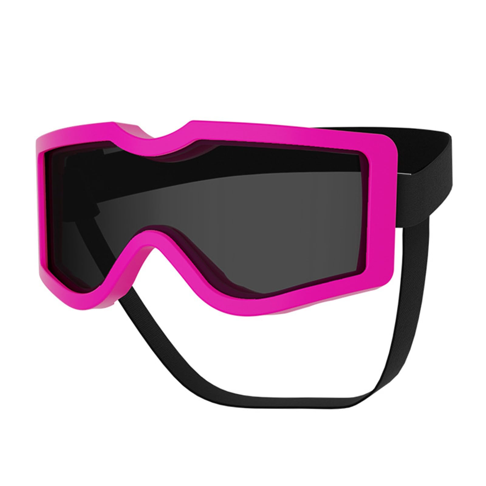 LUCKGONI Dog Goggles Scratch Resistant Sunglasses for Clear Visual Comfort Adjustable Strap Wind for Outdoor Activity