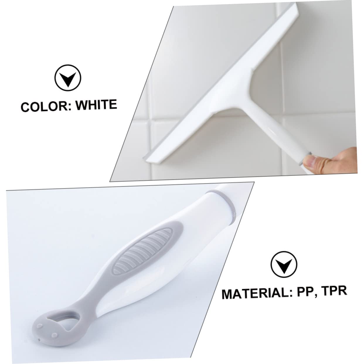 Healeved 2piezas Limpiador De Ventanas Multifuncional Herramienta De Limpieza De Cristales y Mamparas Rasqueta para Vidrios Esponja y Spray para Baños Cocinas y Coches