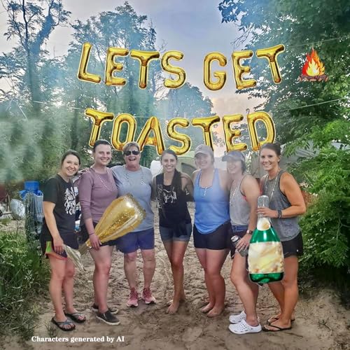 Image of Lets Get Toasted Bachelorette Decoration Mountain Engagement Decoration Mountain Bachelorette Decoration Camp Bachelorette Decoration Camping Bachelorette Party Decorations