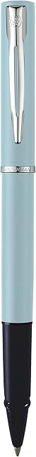 Waterman Allure Rollerball Pen | Baby Blue Pastel Lacquer | Fine Point | Black Ink | With Gift Box