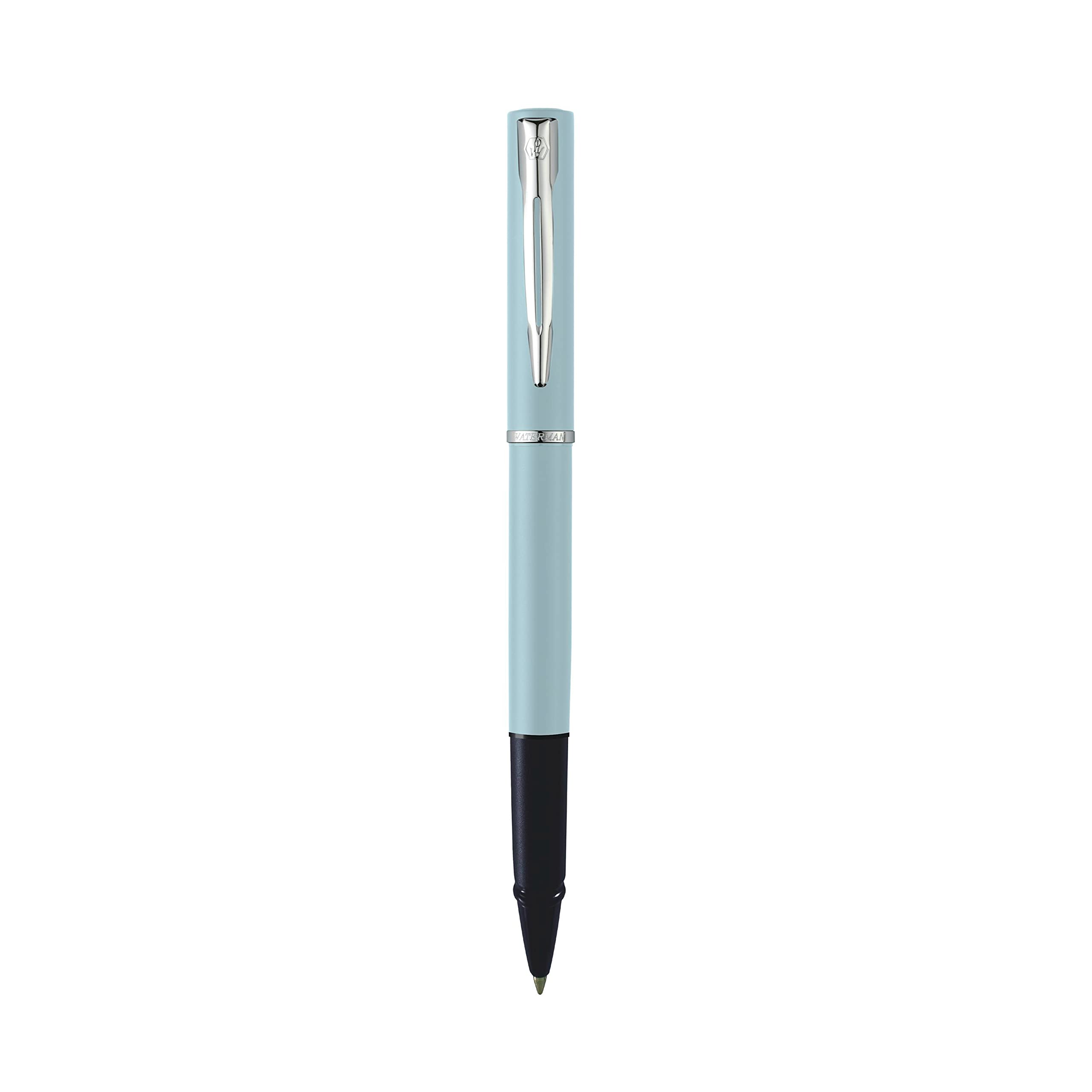 Waterman2105223 Allure Tintenroller | Pastell-Baby Blue | Feine Spitze | Schwarze Tinte | Geschenkbox