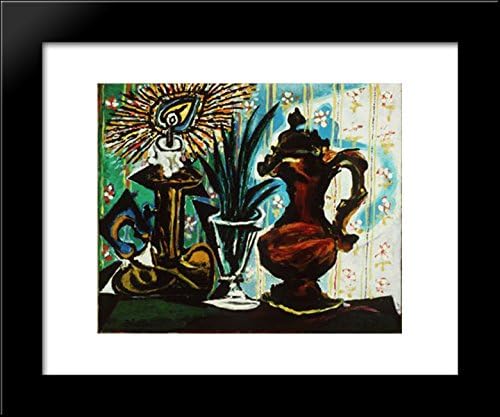 Still Life with Candle 20x24 Framed Art Print by Picasso, Pablo