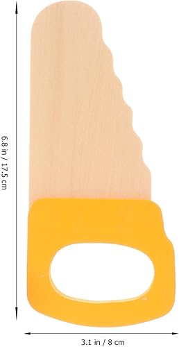 Miniatura 7 de jojofuny 1 juego de juguete de martillo de madera, juguetes de herramienta de simulación, herramientas de mantenimiento de martillos de simulación,