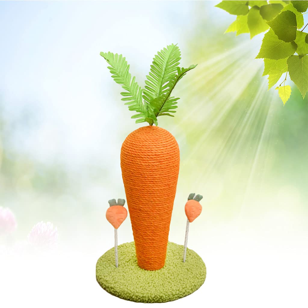 Griffoir pour chaton 27,9 cm Motif carotte Orange
