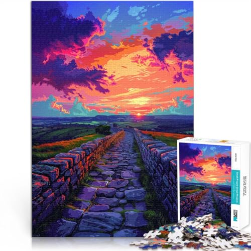 Puzzle de 1000 piezas de la Gran Muralla para adultos y jóvenes, juego de 38x52cm