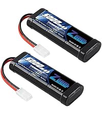 Zeee 7.2V 5000mAh NiMH バッテリー TAMIYAプラグ付き 2パック