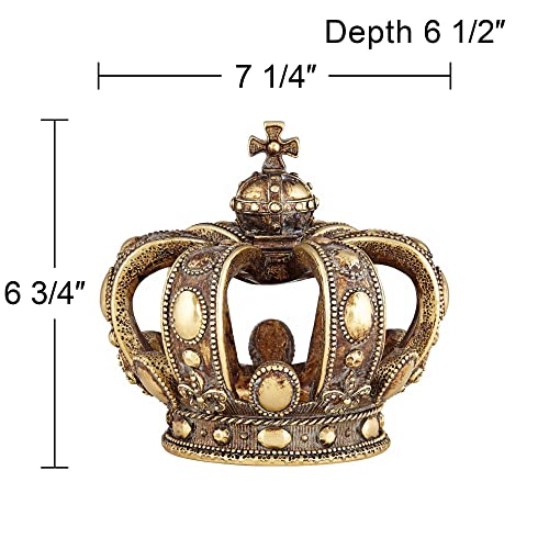 Kensington Hill Copper And Gold 6 3/4" High Crown Sculpture #TOP5