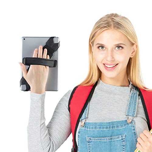 Joylink Ipad Hand Holder Strap With Pen Loop And 360°Swivel Leather Handle Grip Elastic Belt For 10.1" Tablets (Ipad Air Pro Samsung Nexus), Black Upgrade Version #TOP6
