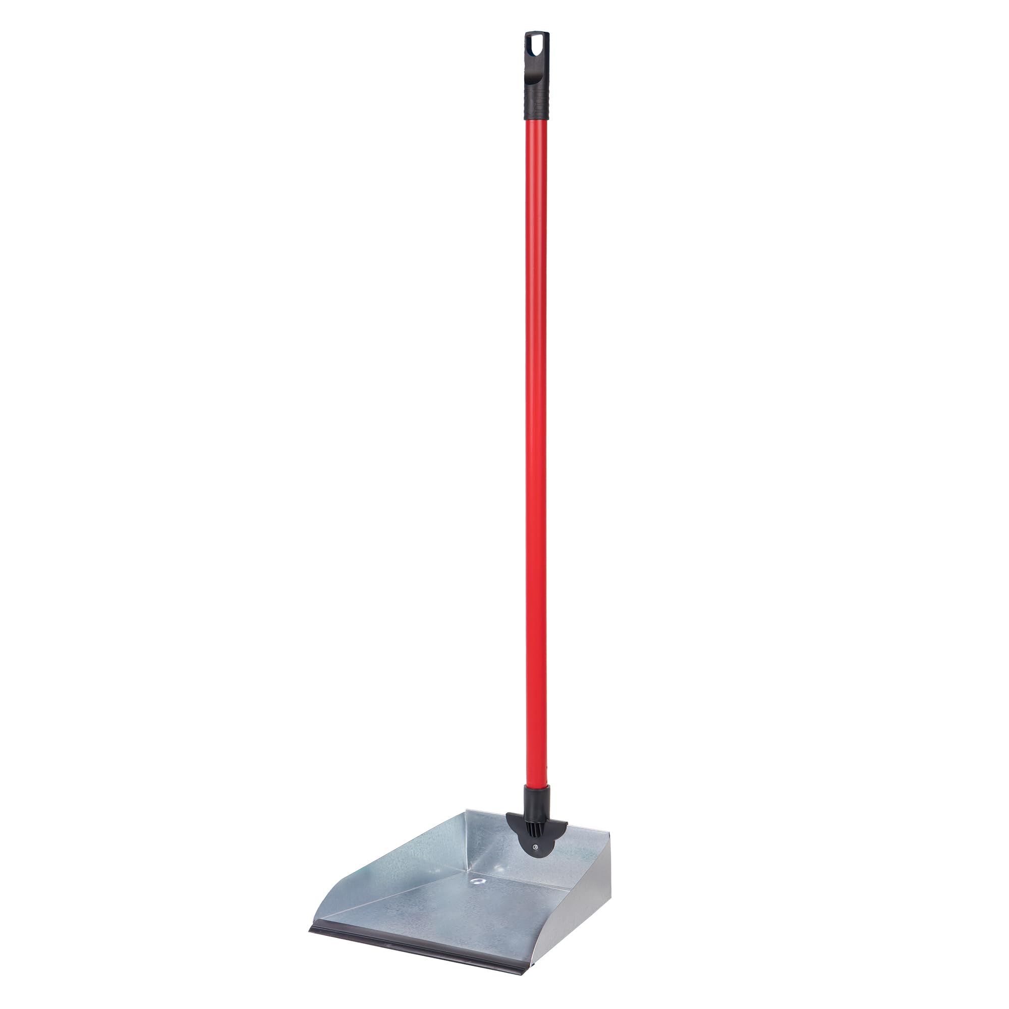 Cofan Recogedor metálico con Goma | Mango Incluido | Alta Resistencia | Medidas: 83 x 24 cm