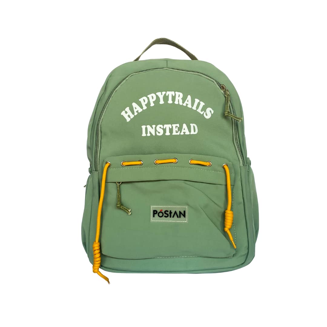 Postan Shoulder Strap Waterproof Laptop Backpack/Office Bag/School Bag/College Bag/Business Bag/Travel HappyTrails Backpack for Teen Girls, Boys & Adults