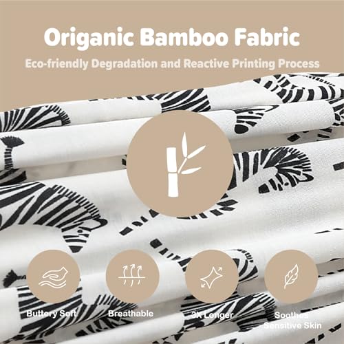 Image of Kids 2-Piece So Soft Playtime Set-Lightweight Viscose from Bamboo Short Sleeve Top&Leggings for Toddler Boy & Girls