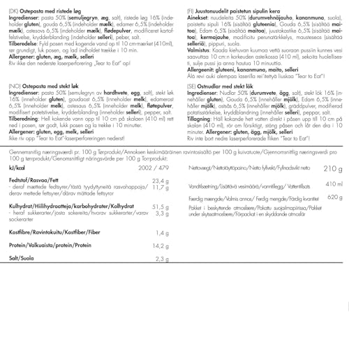 TREK'N EAT Käsenudeln mit Röstzwiebeln PS1000+ – Kalorienreiche Outdoor-Mahlzeit für Expeditionen, Trekking & Notfallvorsorge – Bild 8