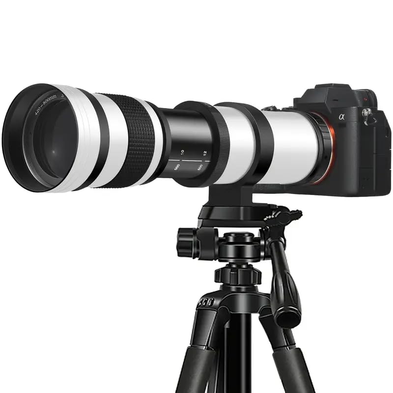 420-800mm f/8.3 Telephoto Lens Zoom SLR Camera Lens for Canon EOS