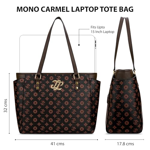 Image of Lavie Signature Women's Carmel Tote Bag | Tote Bag for Work | Ladies purse | Stylish Shoulder Bag | Gift for Women