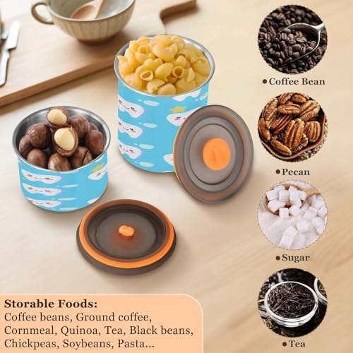 Contenedor de Café Hermético de Acero Inoxidable 17oz miniatura 5