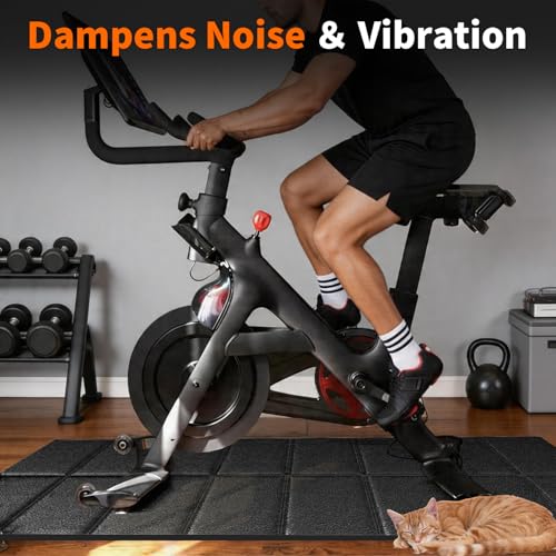 Image of Walking Pad Treadmill Mat for Carpet Floors,63x30 Hardwood Floor Protection, Mats for Under Walking pad /Treadmill /Bike /Exercise Equipment on Carpets, Noise Shock Absorption, Stationary