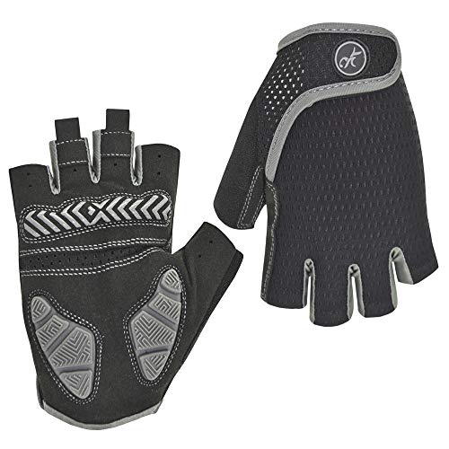 HuwaiH Bike Gloves Gel Pad Shock Absorbing Anti Slip Outdoor Sports Riding Working