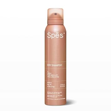 Spes Dry Shampoo for Women, Volumizing Dry Shampoo Leaves No White Residue, Absorbs oils, 72 Hours Long-lasting Oil Control, Refreshing and Non-Greasy Spray for All Hair Types,6.08FL,Citrus Bloom