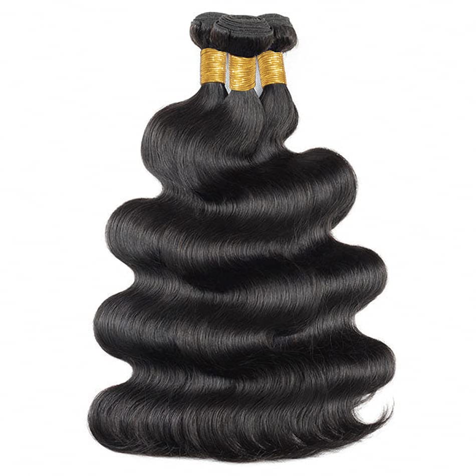 Miniatura 2 de Body Wave Bundles Human Hair 16 16 16 Inch 10A Grade Human Hair Bundles Body Wave 3 Bundles 100% Unprocessed Brazilian Virgin Hair Extensions