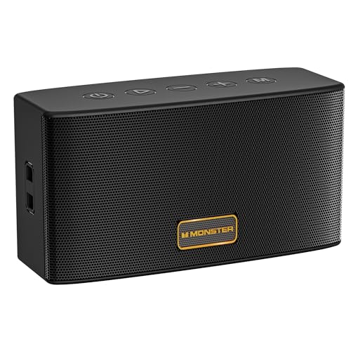 Monster Cubis Haut-Parleur Bluetooth 15W Stéréo, 15H Batterie, IPX7 Étanche