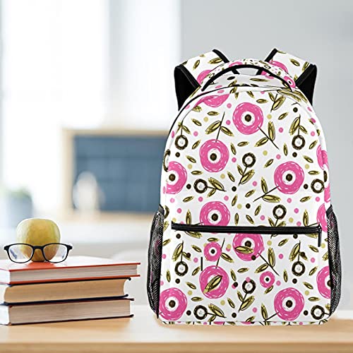 Sac à dos d'école multicolore imprimé lapin indien pour collège et lycée