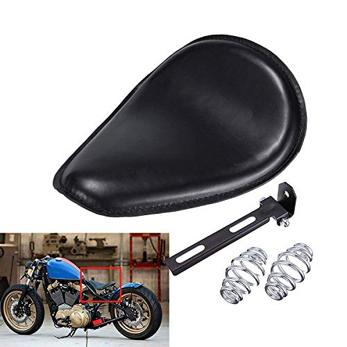 HANEU Kit de montage de support de ressort de siège solo de moto pour Yamaha Sportster Bobber Chopper