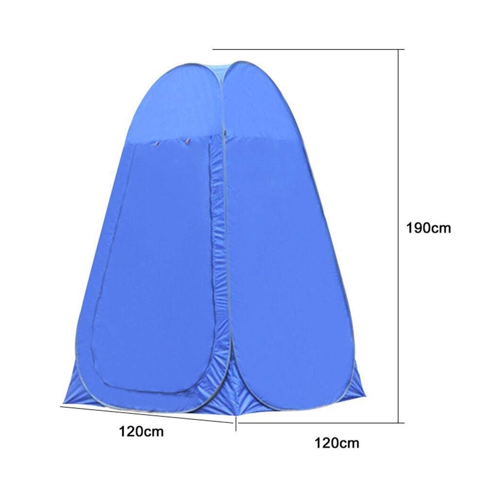 Toilettenzelt Pop Up Zelt for Campingzelt Dusche Sichtschutzzelt for Umkleiden Umkleidekabine Strand Angeln Wandern Tragbar Outdoor Toilettenzelt (120x120x190cm)