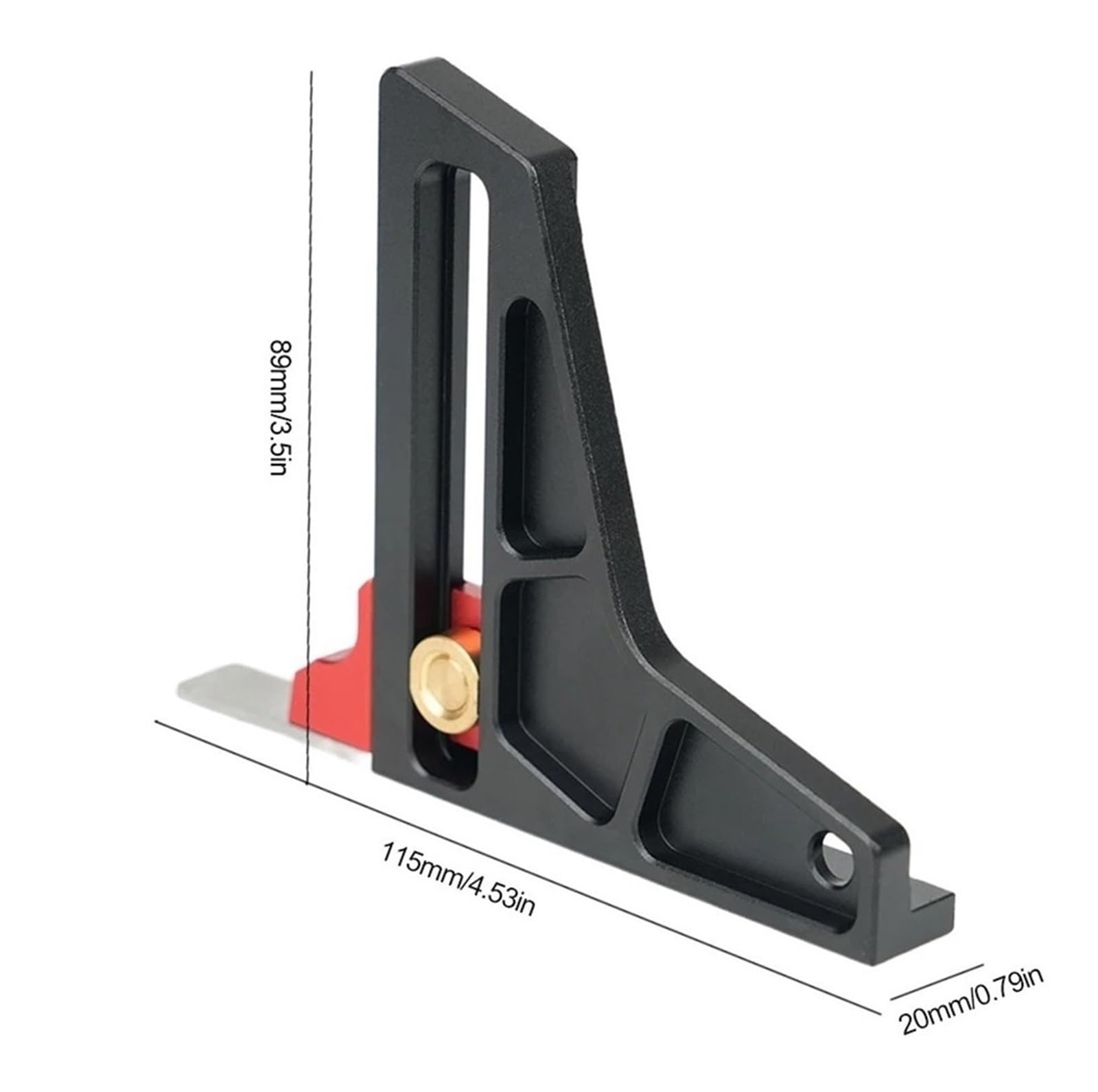OTQEFTN Mini Height Gauge Depth Gauge Aluminum Alloy Depth Height Measuring Tool